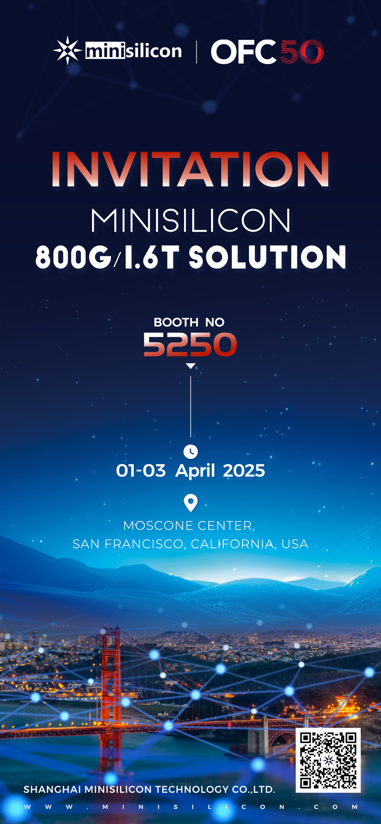 非凡国际科技邀请您共赴旧金山OFC盛会-展位5250